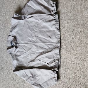 Dockers Mens Olive Green Full Zip Size Large Lightweight Bomber Jacket